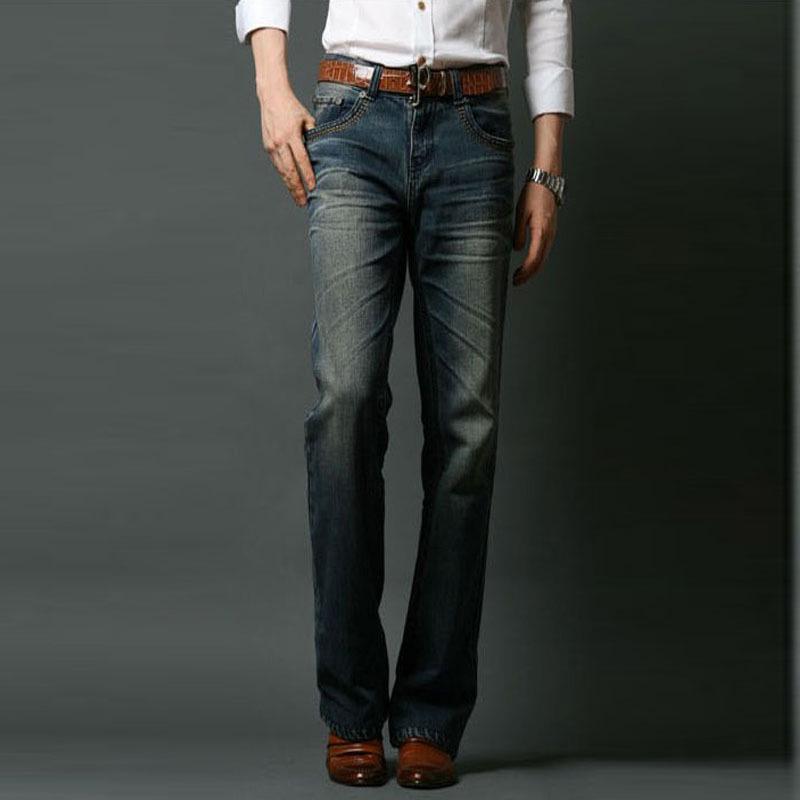 Men s Korean Style Trendy Casual Micro Flare Jeans 38