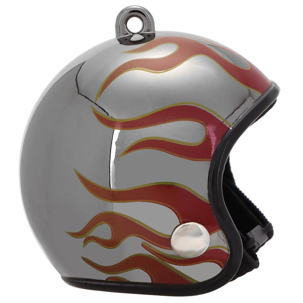 Chicken Helmet Funny Safety Birds Chicken Hat Headgear for Bird Parakeet AccessoriesBlack Flame