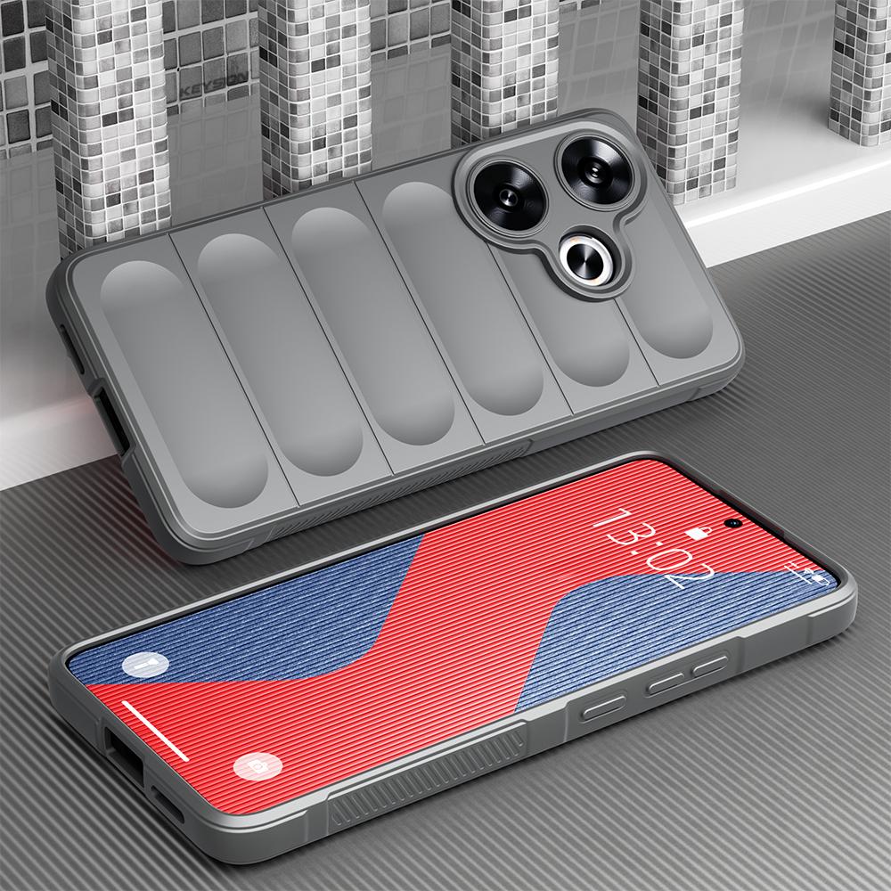 

Противоударный чехол KEYSION для Xiaomi POCO F6 F6 Pro, противоскользящая мягкая силиконовая задняя крышка для телефона Xiaomi POCO F6 Pro for POCO F6 Pro светло-серый