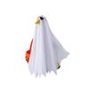 23 Inch Halloween Ghost Decoration with Bow Tie and Pumpkin Bucket Indoor Outdoor Hanging Prop for Porch Yard Party