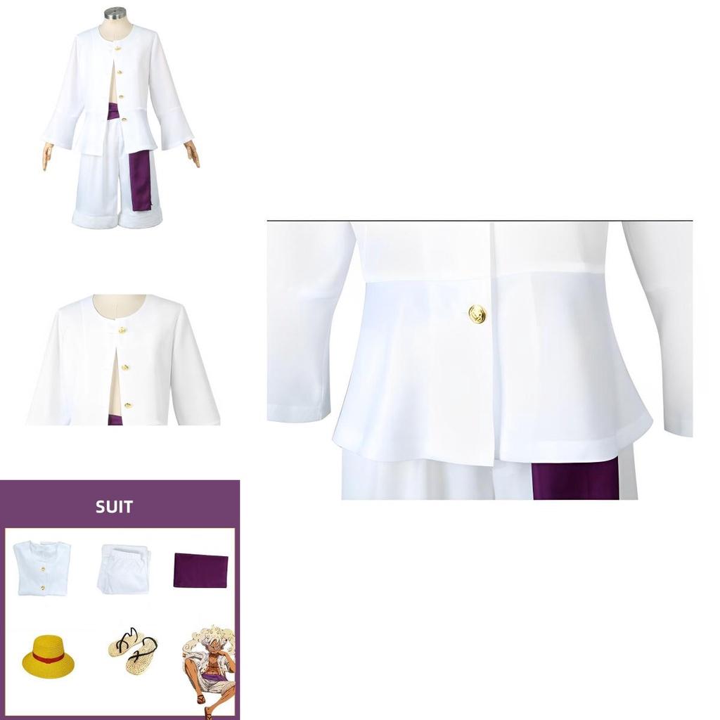 Affe D. Luffy Cosplay Kostüm Anime One Piece Halloween Anzüge