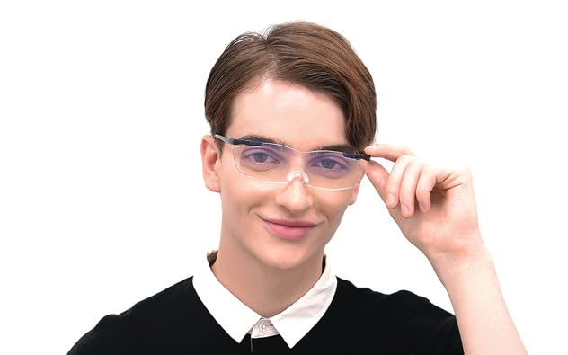 Magnifying Blue Light C1 [OWNDAYS] Glass, 1.6x, Cut, Black, OLP2003T-0S_16