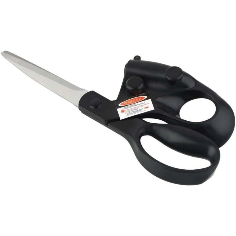Forbici professionali guidate da laser per cucito adatte per tagliare e taglio diretto per artigianato domestico, imballaggi 1/2 PZ