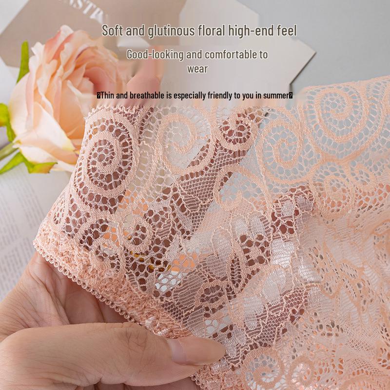 Consort Vine Damen Spitzen Höschen mit Lochmuster Atmungsaktive Baumwolle