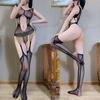 Body sexy din plasă pentru femei, colanți fără crotch, lenjerie fără crochet, pentru femei, ciorapi completi, haine erotice din plasă, set sexual de noapte