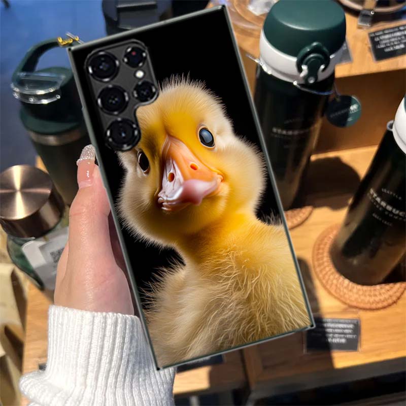 Yellow Duck Cases Phone Case for Samsung Galaxy S26 Ultra S25 Edge S24 S23 FE S21 Plus S20 S22 S10 Cover TPU Capa Shell Shockpro