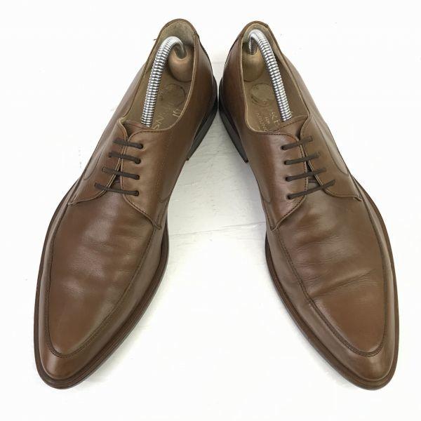 Lorens Spain Leather McKay U-Tip Brown Dress Shoes 25.5