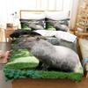 Capybaras Single Double Queen King Size Bedding Set Boys Bedroom Duvet Cover 3D Print Anime Bed Sheet Set Duvet Cover Bed Set