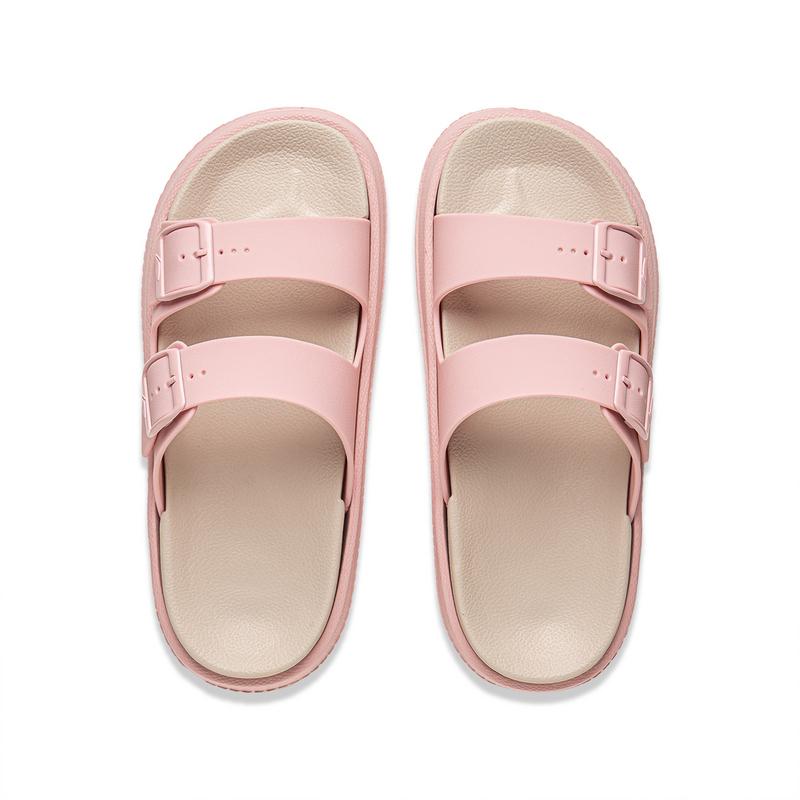 New LiNing Slip Resistant Abrasion Resistant Slide Slippers Women's Pink AGAV014-8