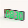 LED Alarm Clock Electronic Student Digital Clock Voice Control Dual Snooze 12/24H Alarms Temperature Mute Table Clock