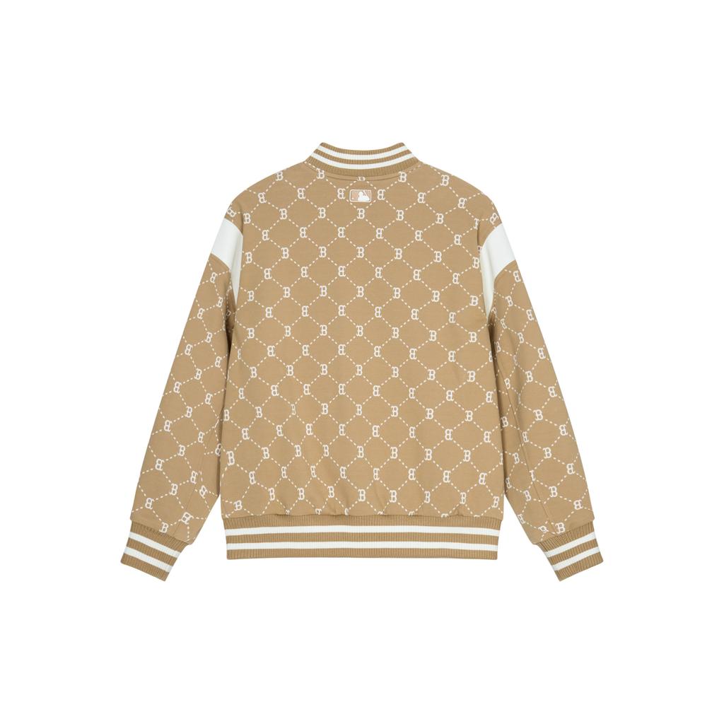 New MLB SS24 Baseball Jacket Unisex Light Camel 3AJPM0641-43CAL