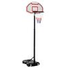 Basketball Hoop Outdoor Portable Basketball Hoop And Stand With Weighted Base Portable On Wheels 1.55 2.1M For Teens