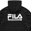 FILA Logo Embroidered Casual Hoodie Men hoodies Deep-Black T11M117210F-BK
