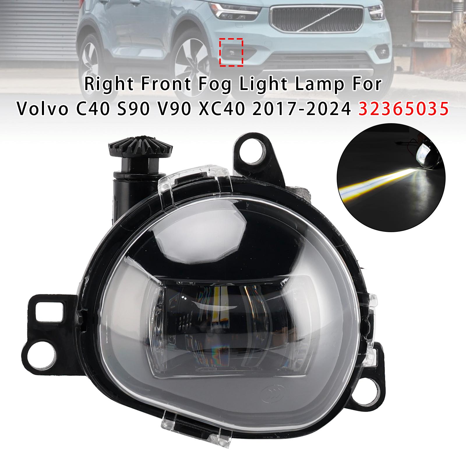 Right Front Fog Light Lamp For Volvo C40 S90 V90 XC40 2017-2024 32365035