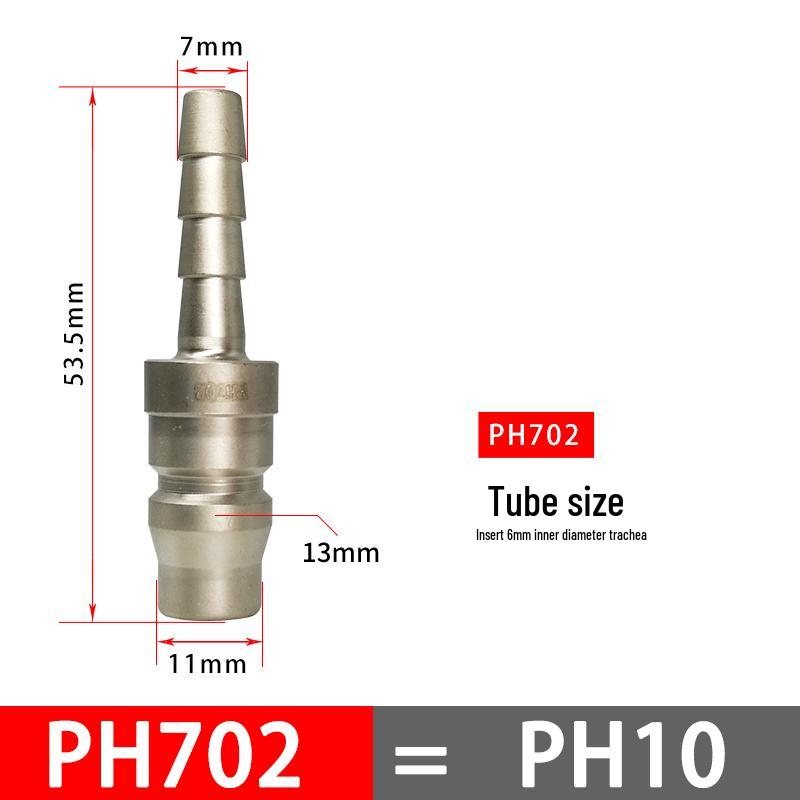 C-Type Pneumatic Quick Connector for Air Compressors and Oxygen Hoses