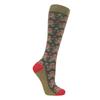 Hy Unisex Adult Gingerbread Christmas Boot Socks (Pack of 3)