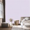 Wallpaper Fabric Pattern White, Light Gray and Lavender 50x1000