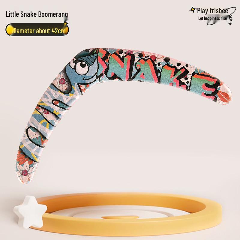 Kid's EVA Soft Boomerang Toy - Hand-Thrown Three-Leaf Dart for Flying Fun