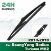 Rear Windshield Wipers Blades,Premium All-Season Wiper Blades Replacement For SsangYong Rodius Turismo MK2 2013-2019