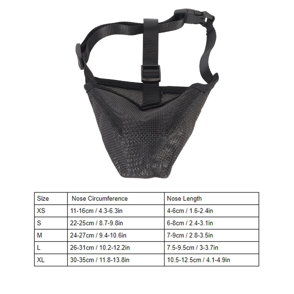 Long Snout Pet Muzzle Lightweight Anti Bite Muzzle No Chafe Dog Bark Stopper Medium Large Dogs