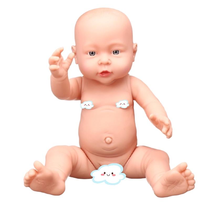 

41 см М яка силіконова лялька-симулятор Для дитячого садка Раннього розвитку Ідеально для тренувань домашнього догляду Beige Boy