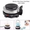 Riscaldatore Multifunzione per Caffè e Tè da 500W Elettrodomestico Piastre Calde per Cucina Mini Fornello Elettrico Piastra Calda Piastra per Cucinare