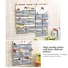 Striped Hanging Storage Bag 6/8 Pockets Multi-Pocket Organizer  Dormitory Storage