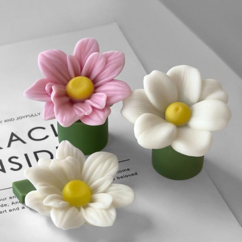 Flexible Silicone Mould for Handmade Floral Candle and Resin Craft