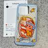 Cute Cartoon Elf Clear Phone Case with Magnetic Holder, Shockproof Cover for iPhone 16/15/14 Pro Max