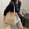 Casual simple and versatile bag women's 2025 summer large-capacity Korean version tote bag fashion trend shoulder bag
