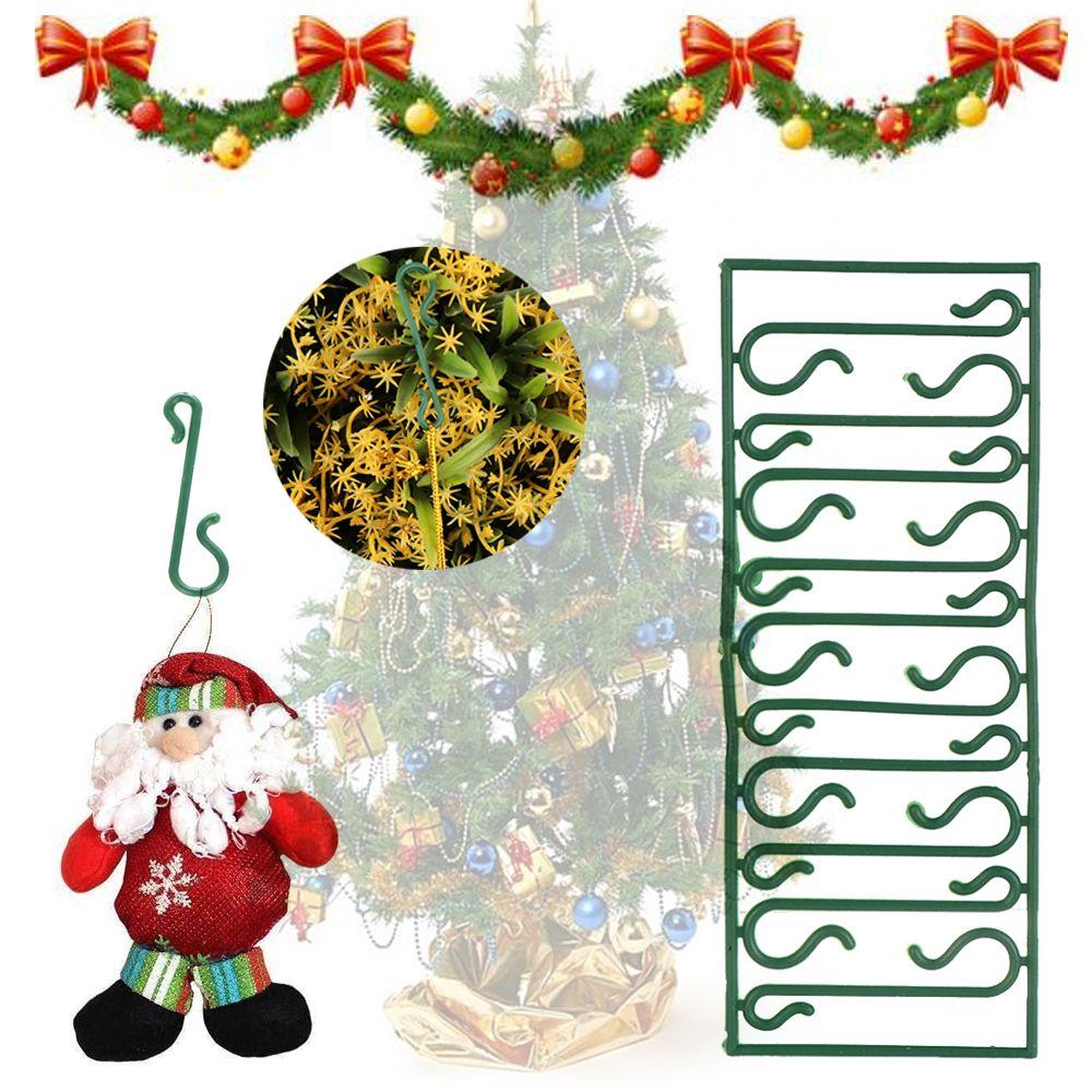 Home&Living Santa Claus Dolls Christmas Tree Hooks Hanging Hook Christmas Ornaments Storage Holder