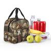 Adorable Rabbit Cute Bunnies Vintage Insulated Lunch Bag for Women Children Portable Food Boxes Thermal Lunch Box Tote