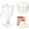 25/50pcs 150ml Disposable Cups Sparkling Champagne Bar Cups Plastic Champagne Clear Toasting Glasses for Weddings Party