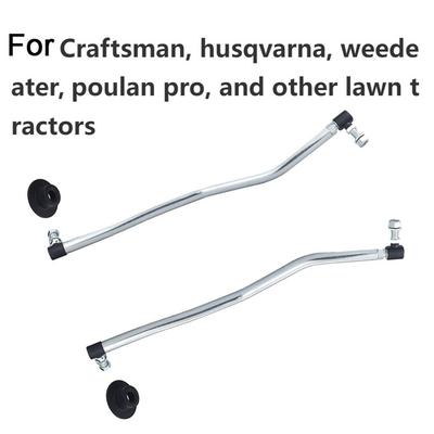 Para Cortador de Grama Craftsman Barra de Ligação da Direção Barras de Direção Aço Preto Prata