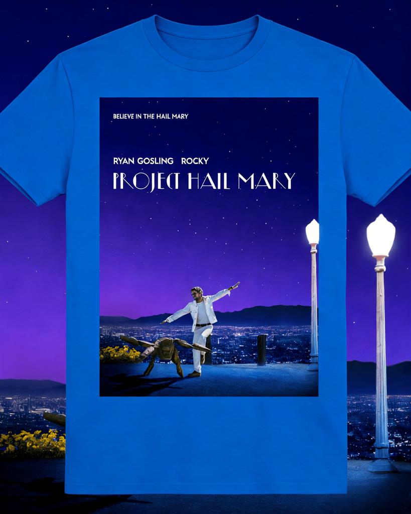 2026 Project Hail Mary  RYAN GOSLING  ROCKY Unisexs TShirt Unisex ONeck 100Cotton Short Sleeve Y2k Oversized Book lover Gift