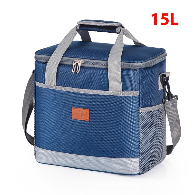 Chladiaca taška s objemom 15 l/25 l, termotaška s pevnou vložkou, veľká izolovaná škatuľa na piknikový obed na cestovanie do tábora