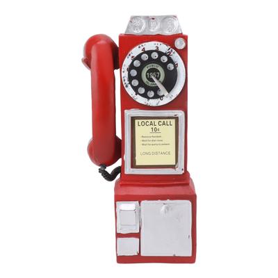 Dekoratives Telefonmodell, modisch, klassisch, Vintage, exquisites Harz-Telefonmodell, Dekoration für