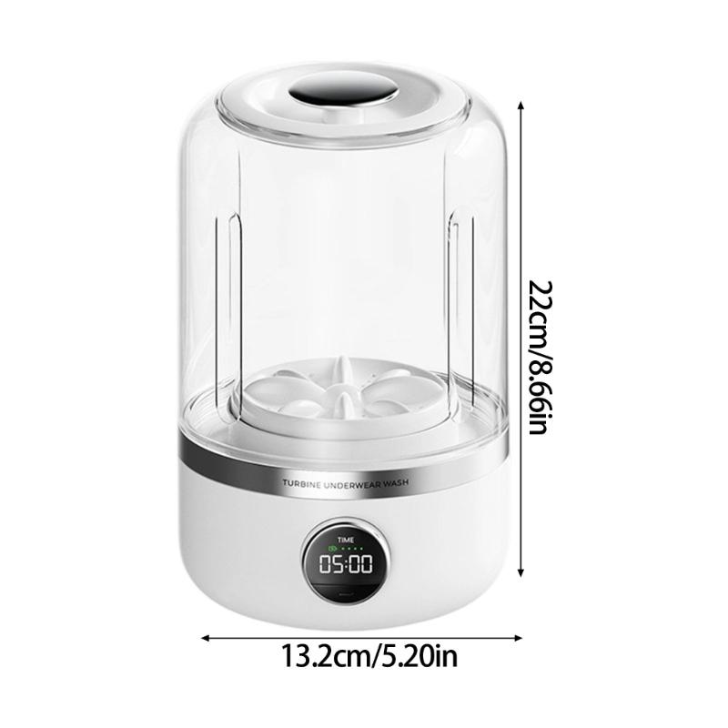 Efficient Washing Machine Small Washer Small Laundry Machine Underwear Socks Washing Machine for Camping and Home Use