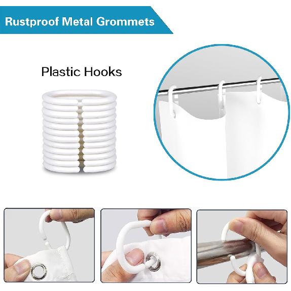 Funny Sea Turtle Shower Curtain,Hilarious Octopus Seaweeds in Bath Ocean Fish Seahorse Jellyfish Humor Shower Curtains for Bathroom,Fabric Bath