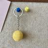 Unique Sports Keychain Resin Football Basketball Volleyball Charm Creative Decoration Gift For Coaches Players Fan