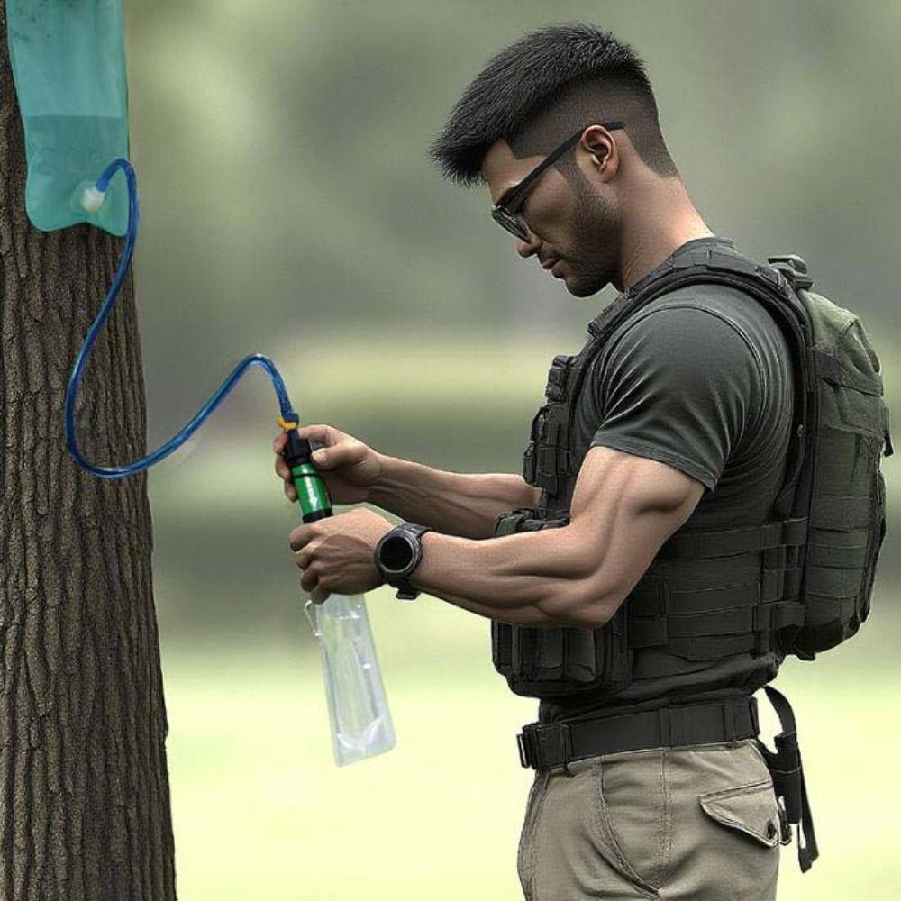 Straw Mini Water Filter Straw Mini Drinking Water Filtering Straw  Outdoor