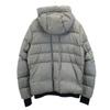 MONCLER Logo embroidery Down jacket 4 gray Men's Used