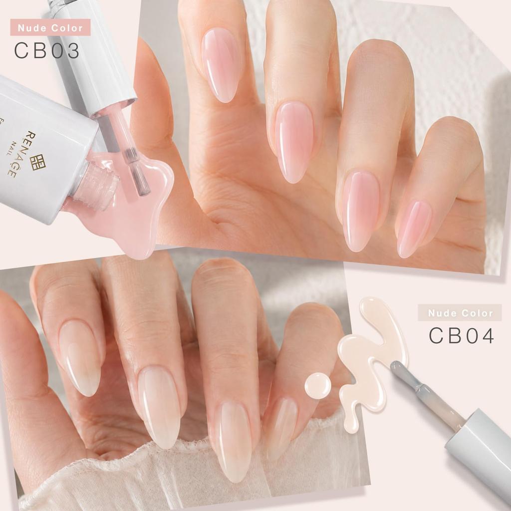 Color Gel Nail Polish 6-Color Set 15ml HEMA-Free UV/LED Compatible, Supervised by Nail Artist ASKA, Cat Eye Gel, Large Capacity, Self-Nail Polish, Beg