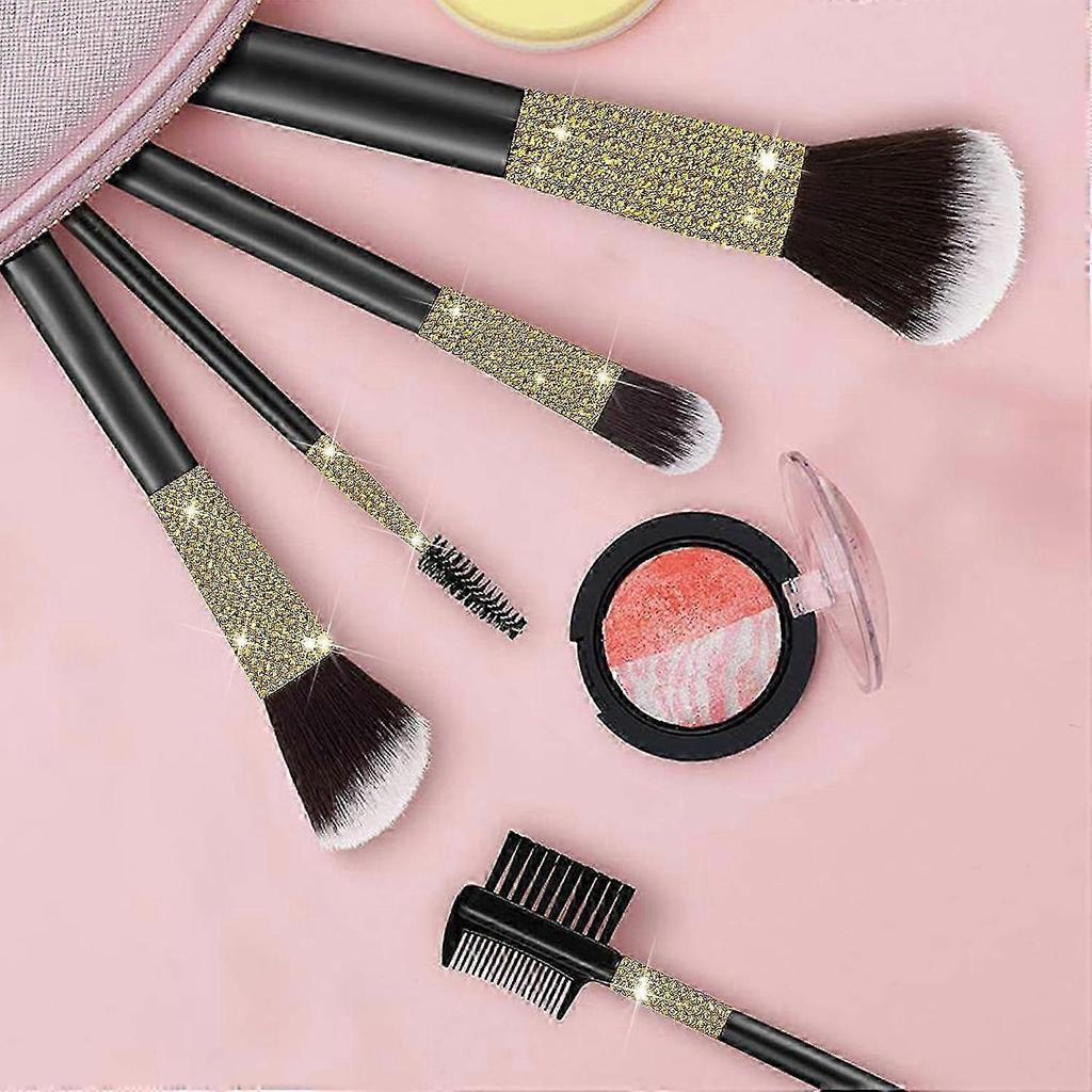 Self-Adhesive Rhinestone Tape, 1 Roll, Suitable for DIY, Car, Home, Wedding (Gold)