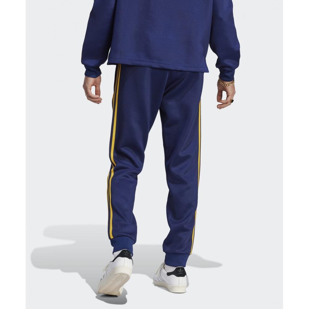 Adidas Classic Sst Track Pants   Navy  Yellow Ij6998