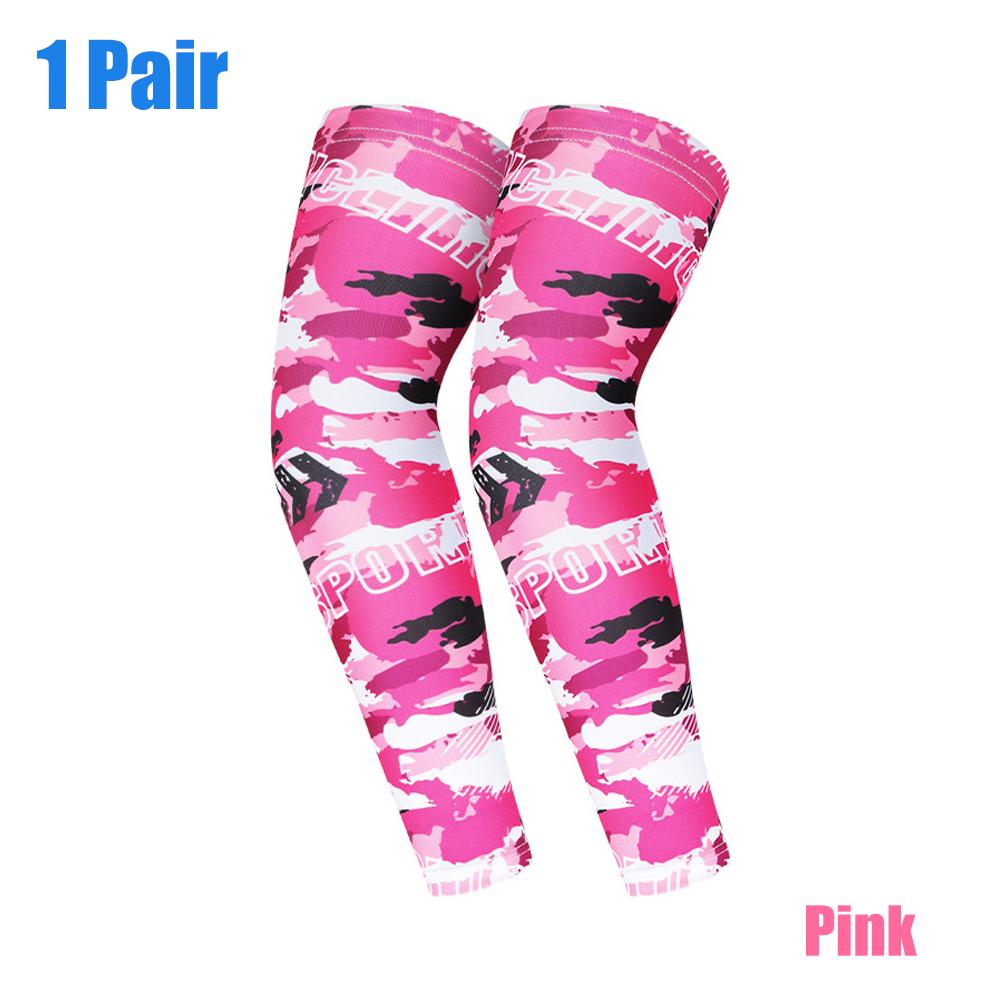 1 Pair Arm Sleeves   Summer Cooling UV Protection Anti-slip Arm Cover Sports Tattoo Cover for Driving Golf Fishing