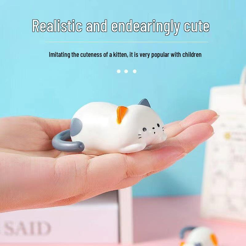 Kreatives Aufzieh-Katzenspielzeug: Aufziehbares Kätzchen-Ornament zum Baby-Ärgern