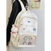Schoolbag Japanese Ins Transparent Pain Bag Large Capacity Versatile College Girl Mini Backpack Cute Little School Bag