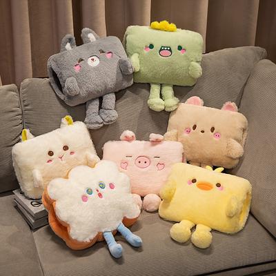 Dual-Purpose Hand Warmer Throw Pillow Student Cute Little Animal Hand Warmer Cover Can Intervene In The Pillow Office Lunch Break Pillow
