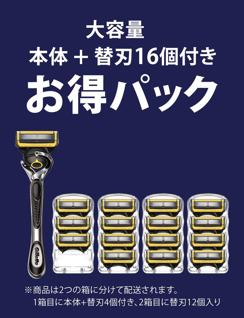 Gillette ProShield Manual Main Unit Replacement Blades Shaving Gel 175ml Shaving Razor Men (16 Included) + [Set Purchase] Men's